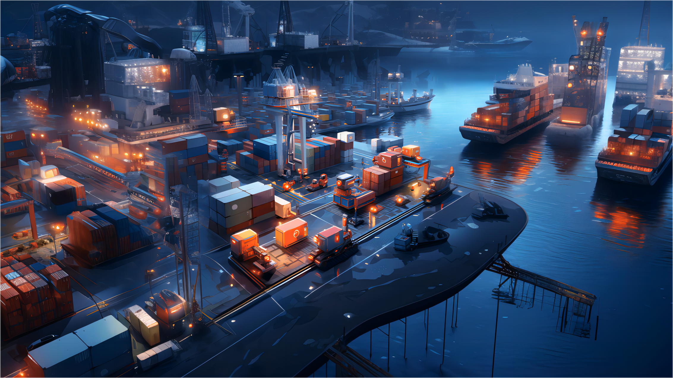 Cargo plane and container ship representing air and sea freight options