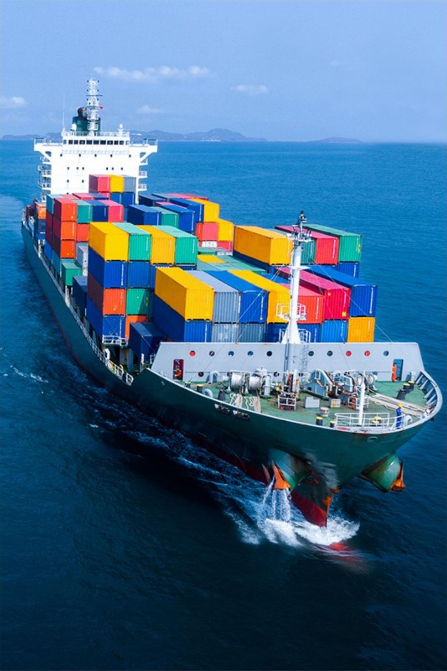 Door to door freight shipping process from China to USA
