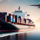 Professional logistics team handling international customs documentation