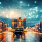International logistics container shipping