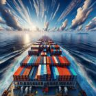 China to France Freight loading and handoff visual